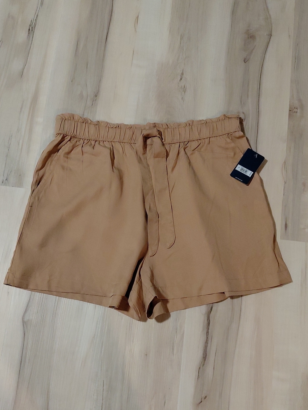 Lucky Brand Relaxed Drawstring Shorts in Camel